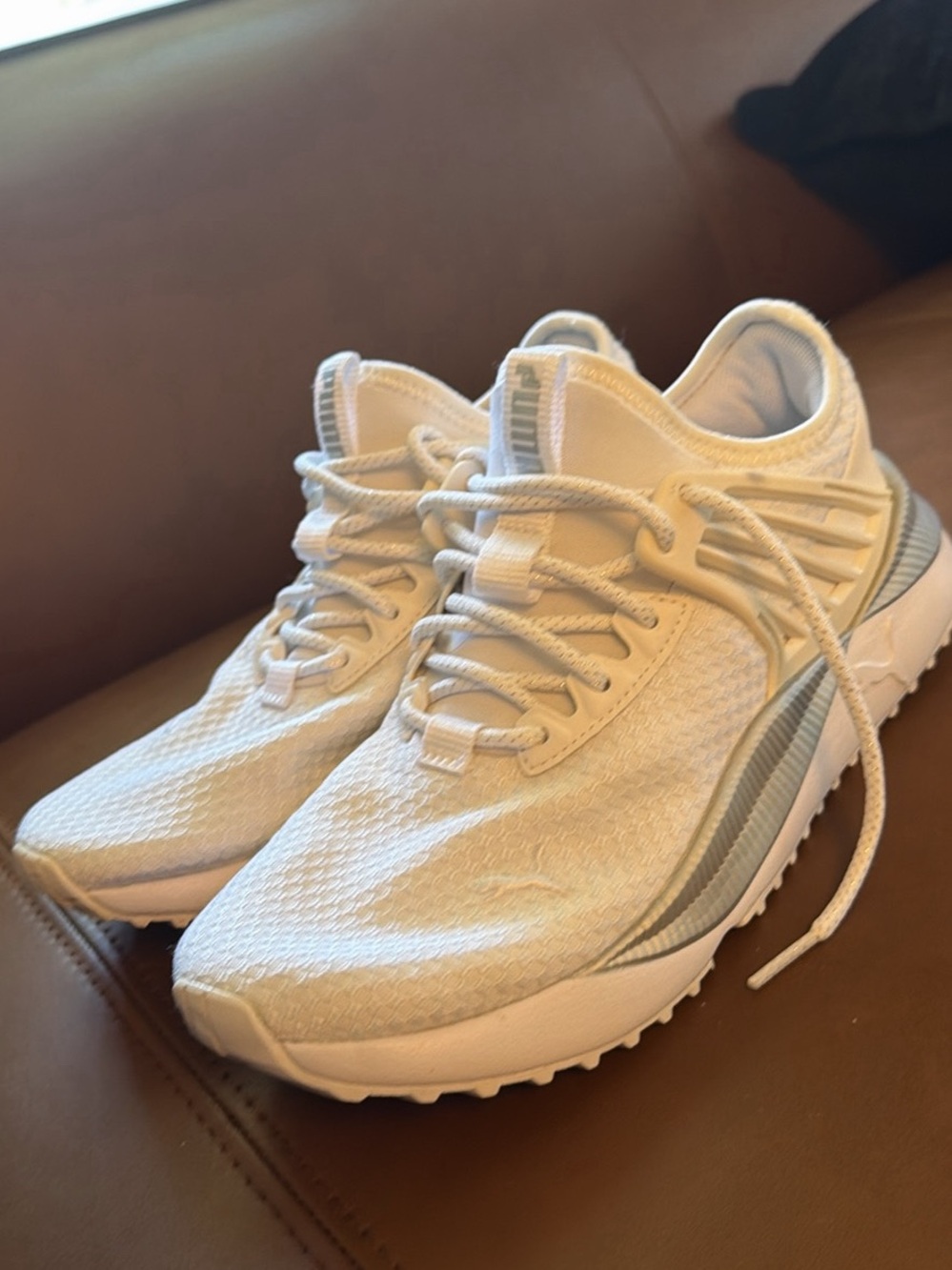 Puma Women’s Cream/White Athletic Running Shoes